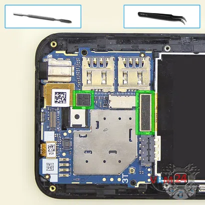 Cómo desmontar Asus ZenFone Go ZB452KG, Paso 10/1