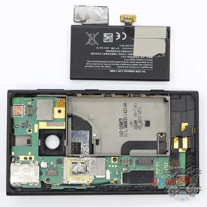 Cómo desmontar Nokia Lumia 1020 RM-875, Paso 8/2