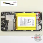 How to disassemble ZTE Axon 7 Mini, Step 10/1