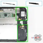 Cómo desmontar Samsung Galaxy Tab 3 7.0'' SM-T211, Paso 13/1