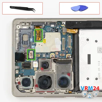 Como desmontar Samsung Galaxy S25 Ultra SM-S938 por si mesmo, Passo 16/1