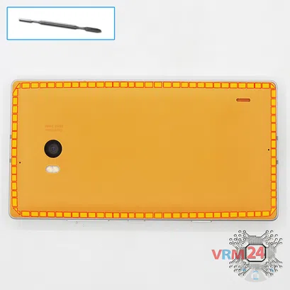 Cómo desmontar Nokia Lumia 930 RM-1045, Paso 1/1