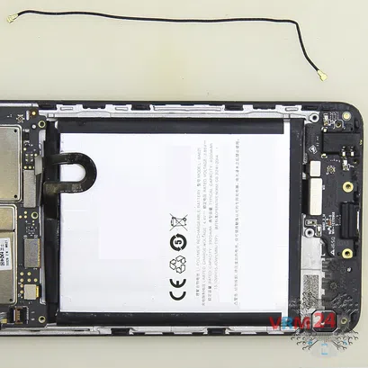 How to disassemble Meizu M5 Note M621H, Step 10/2