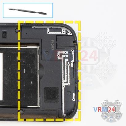 How to disassemble LG K3 K100, Step 4/1