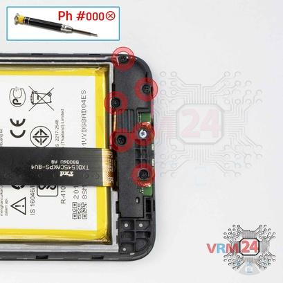 How to disassemble Lenovo A5, Step 8/1