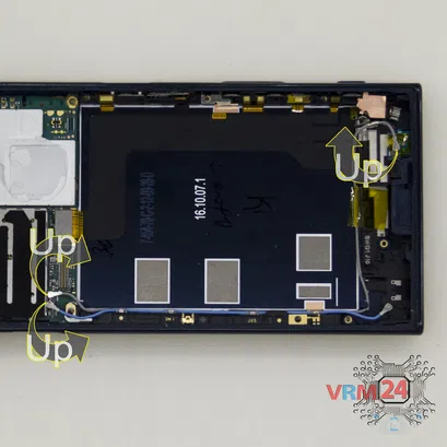 How to disassemble Sony Xperia XZ, Step 13/2