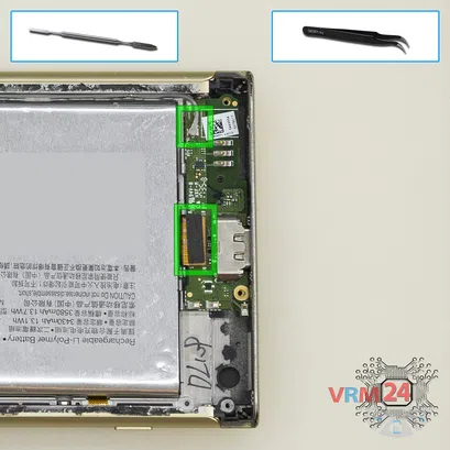 Cómo desmontar Sony Xperia XA1 Plus, Paso 6/1