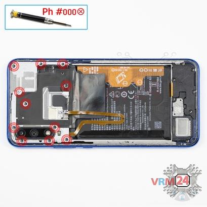 How to disassemble Huawei Honor 9X, Step 4/1