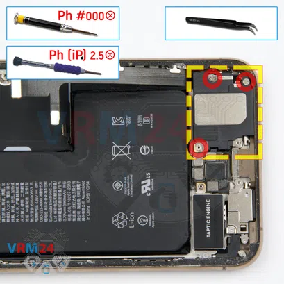 Cómo desmontar Apple iPhone 11 Pro Max, Paso 17/1