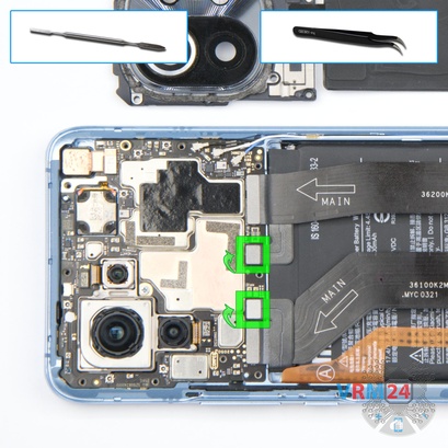 How to disassemble Xiaomi Mi 11, Step 7/1
