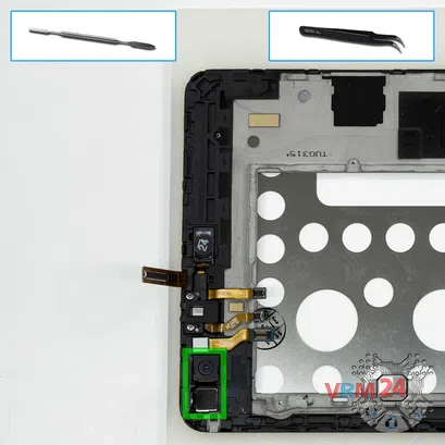 Cómo desmontar Samsung Galaxy Tab Pro 8.4'' SM-T325, Paso 17/1