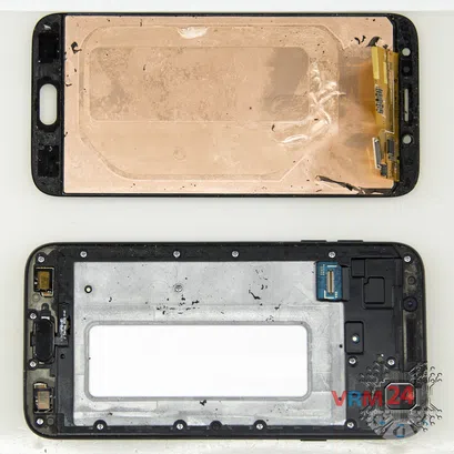 Como desmontar Samsung Galaxy J7 (2017) SM-J730 por si mesmo, Passo 4/3