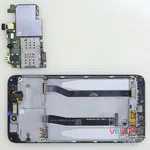 How to disassemble Xiaomi RedMi 4X, Step 15/3