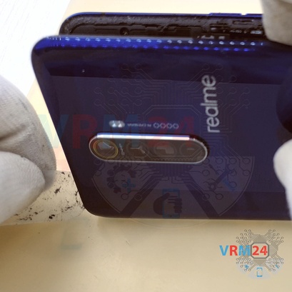 How to disassemble Realme X2 Pro, Step 3/4