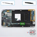 How to disassemble Samsung Galaxy Note 3 SM-N9000, Step 7/1