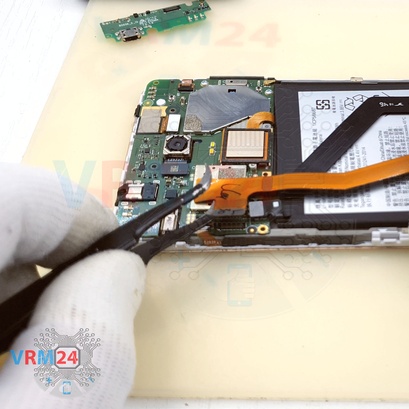 How to disassemble Lenovo K6 Note, Step 12/5