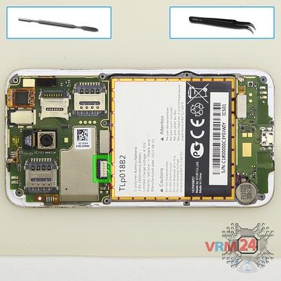 How to disassemble Alcatel OT Snap 7025D, Step 4/1