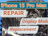 Ремонт iPhone 15 pro max, замена дисплейного модуля