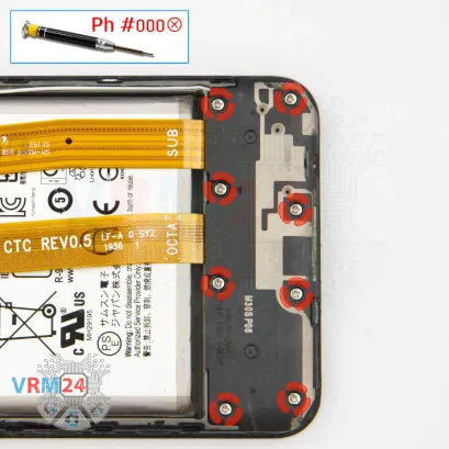 How to disassemble Samsung Galaxy M30s SM-M307, Step 8/1