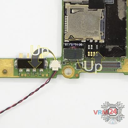 How to disassemble HTC Desire HD, Step 12/2