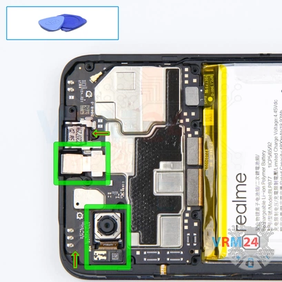 How to disassemble Realme C30, Step 7/1