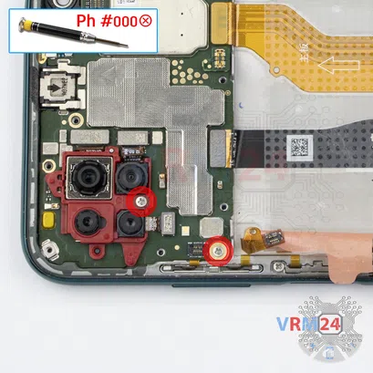 Cómo desmontar Huawei P40 Lite, Paso 13/1