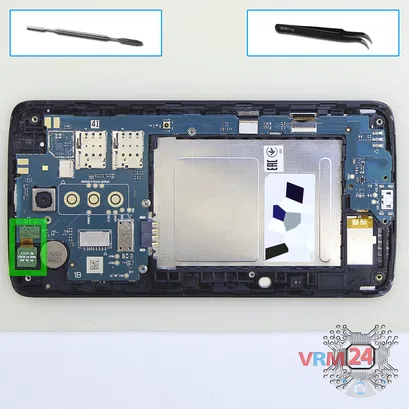 How to disassemble LG K7 X210, Step 7/1