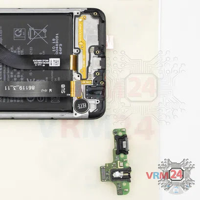 How to disassemble Samsung Galaxy A20s SM-A207, Step 12/2