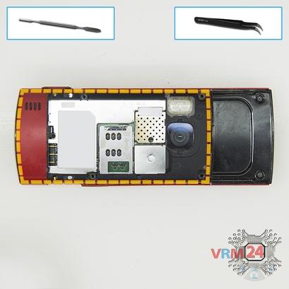 Как разобрать Nokia 6700 slide RM-576, Шаг 6/1