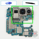 Cómo desmontar Samsung Galaxy Note 20 Ultra SM-N985, Paso 14/1