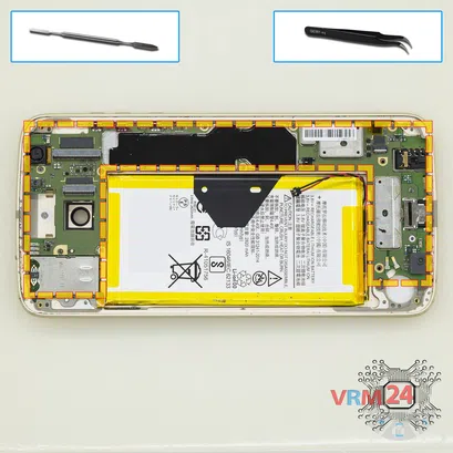 How to disassemble Motorola Moto Z2 Play XT1710, Step 12/1