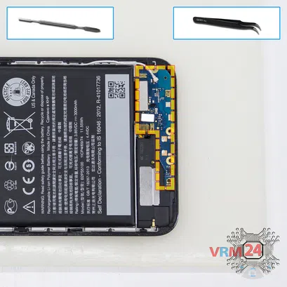Cómo desmontar HTC One X9, Paso 7/1
