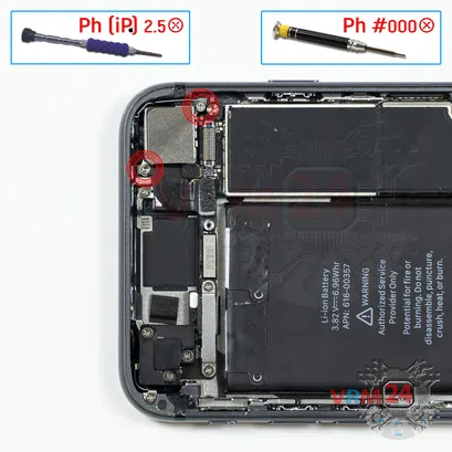 Cómo desmontar Apple iPhone 8, Paso 7/1