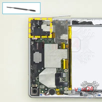 Cómo desmontar Lenovo Tab 4 Plus TB-8704X, Paso 5/1