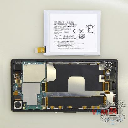 How to disassemble Sony Xperia Z3 Plus, Step 2/3