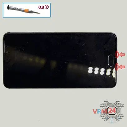 How to disassemble Meizu M5 Note M621H, Step 2/1