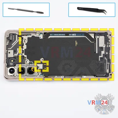 How to disassemble Samsung Galaxy S21 SM-G991, Step 6/1