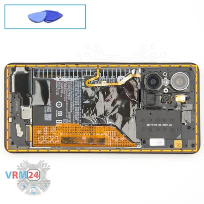 How to disassemble Xiaomi POCO X5 Pro, Step 8/1