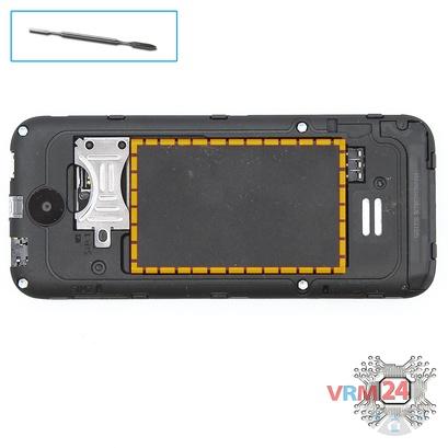 How to disassemble Nokia 225 RM-1011, Step 2/1