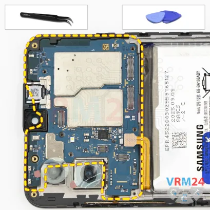 How to disassemble Samsung Galaxy A17 4G SM-A175, Step 16/1