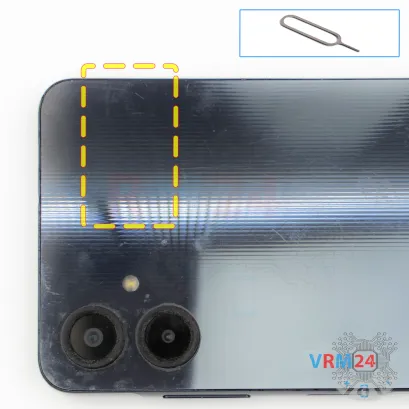 How to disassemble Samsung Galaxy A06 SM-A065, Step 2/1