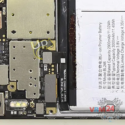 How to disassemble Lenovo Vibe Shot Z90, Step 6/2