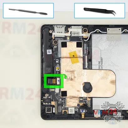 Cómo desmontar Asus ZenPad Z8 ZT581KL, Paso 12/1