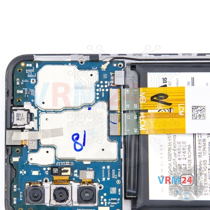 How to disassemble Samsung Galaxy A02s SM-A025, Step 6/2