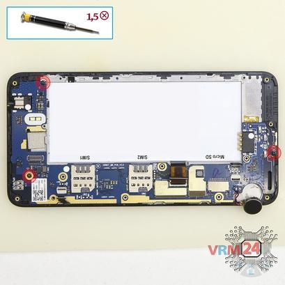 How to disassemble Huawei Y5II, Step 8/1