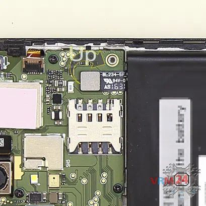 How to disassemble Lenovo Vibe P1m, Step 5/2