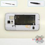 How to disassemble Samsung Galaxy S5 SM-G900, Step 3/1