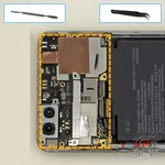 Cómo desmontar Asus ZenFone 3 Zoom ZE553KL, Paso 13/1