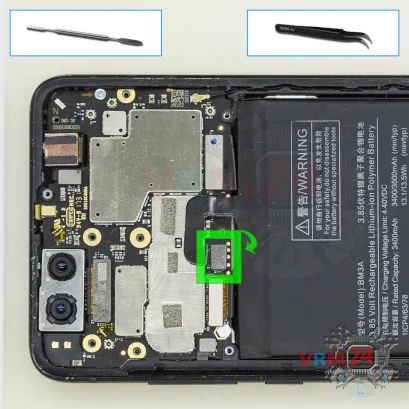 Как разобрать Xiaomi Mi Note 3, Шаг 6/1