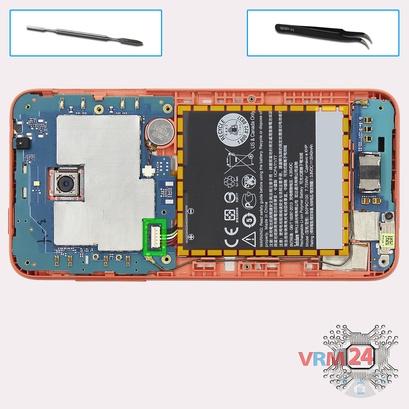 How to disassemble HTC Desire 610, Step 5/1